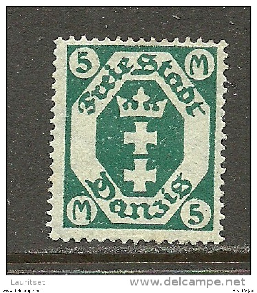 Deutschland DANZIG Gdansk 1922 Michel 124 * - Postfris