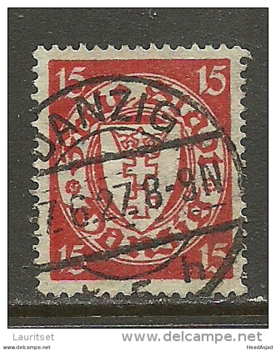 Deutschland DANZIG Gdansk 1925/27 Michel 214 O - Used