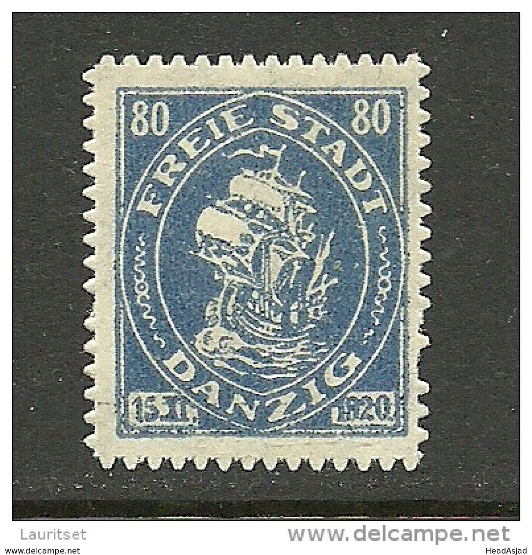Deutschland DANZIG Gdansk 1921 Michel 57 * - Mint