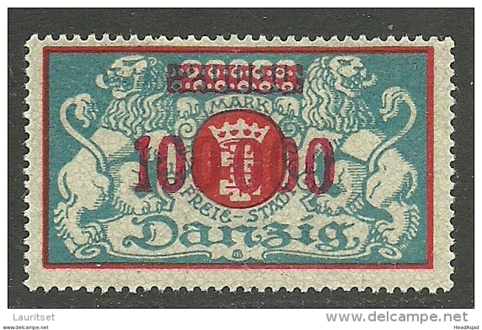 Deutschland DANZIG 1923 Michel 150 * - Postfris
