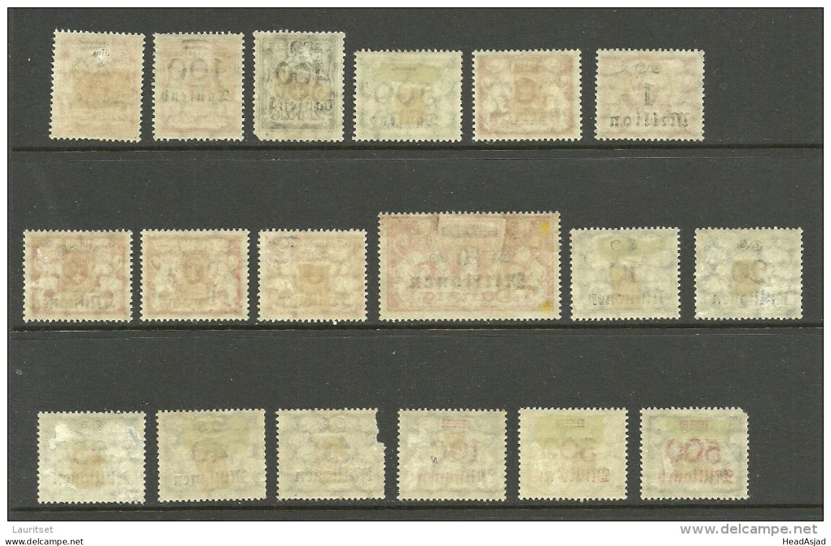 Deutschland DANZIG Gdansk 1923 = 18 Werte Aus Michel 158 - 176 * - Mint