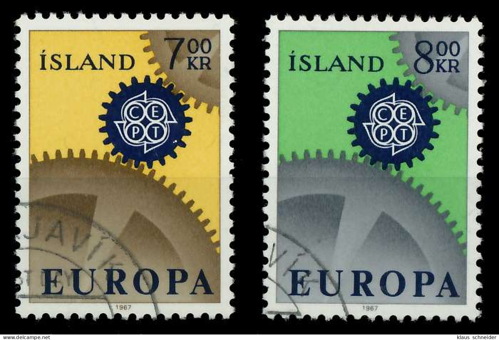 ISLAND 1967 Nr 409-410 Gestempelt X9C84B2 - Used Stamps
