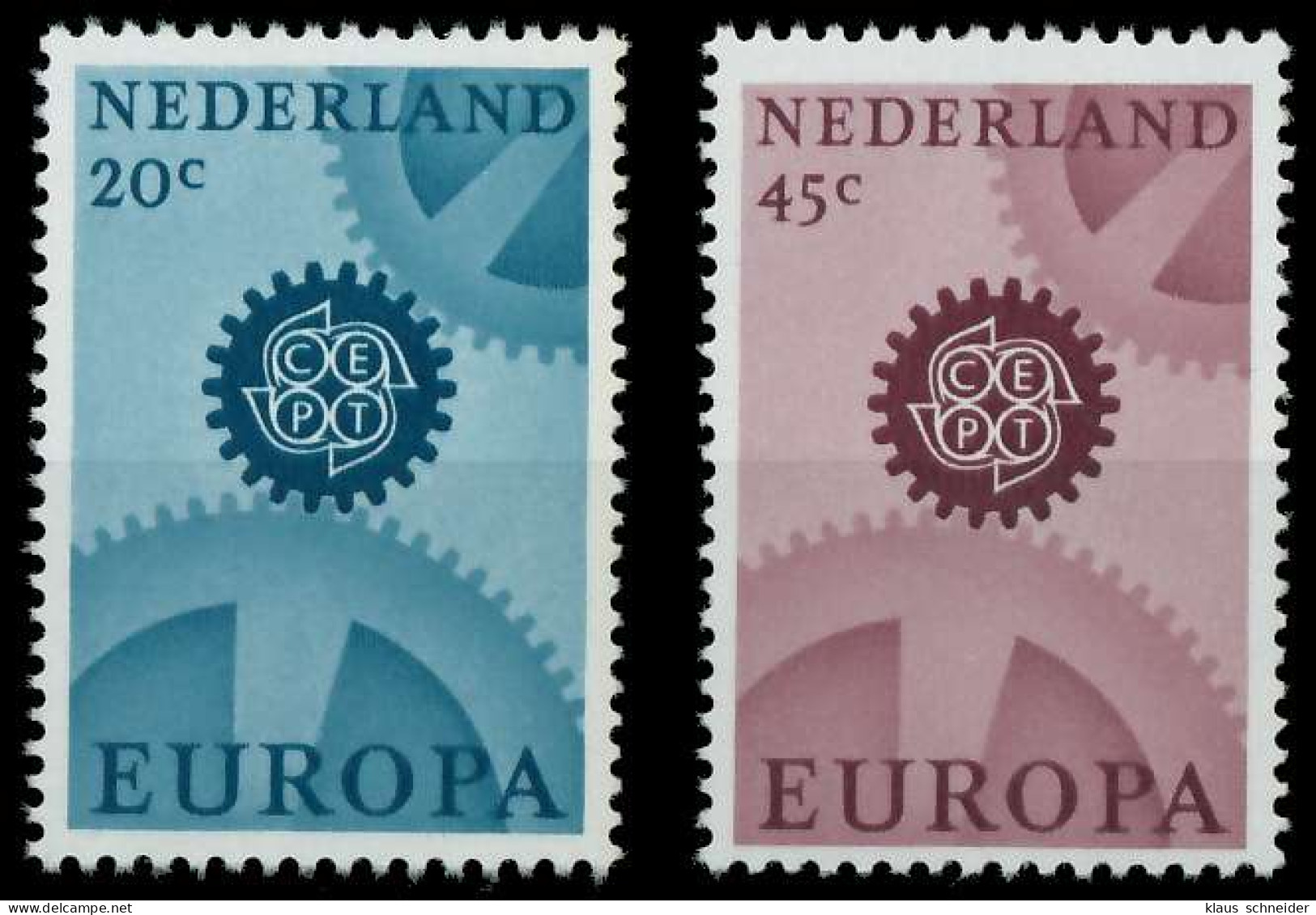 NIEDERLANDE 1967 Nr 878x-879x Postfrisch X9D148A - Neufs