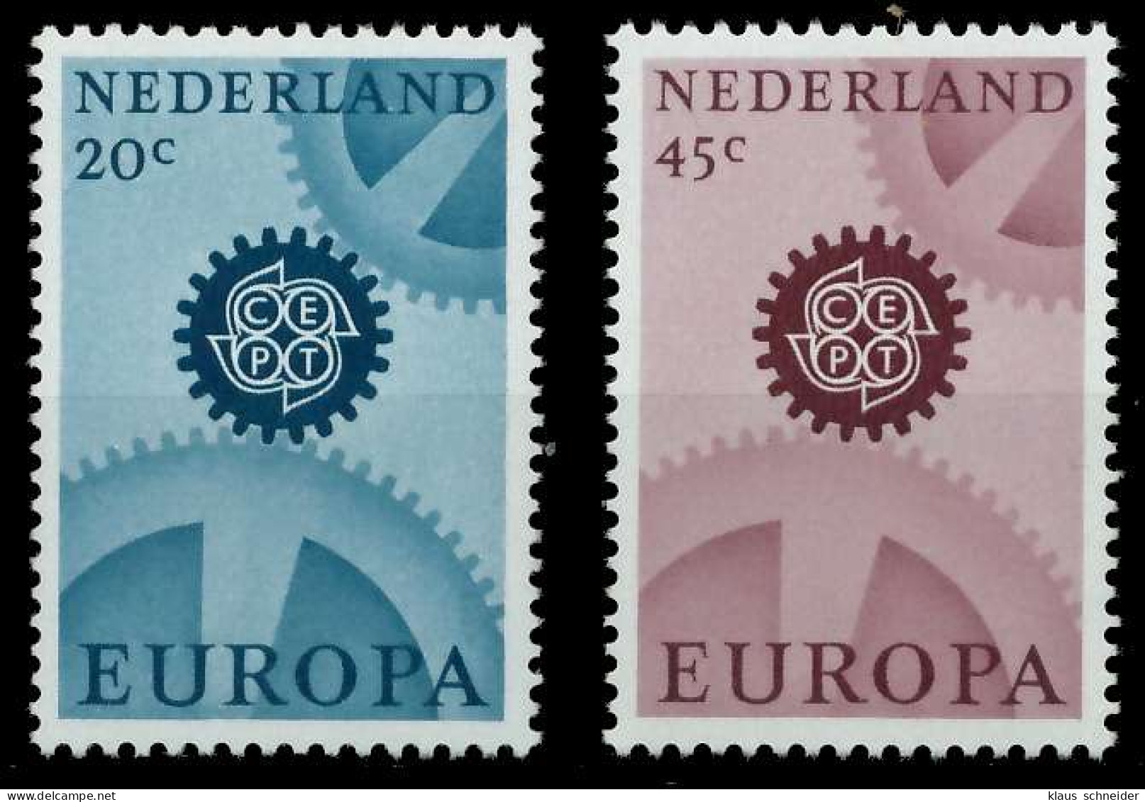NIEDERLANDE 1967 Nr 878y-879y Postfrisch X9D14BE - Neufs