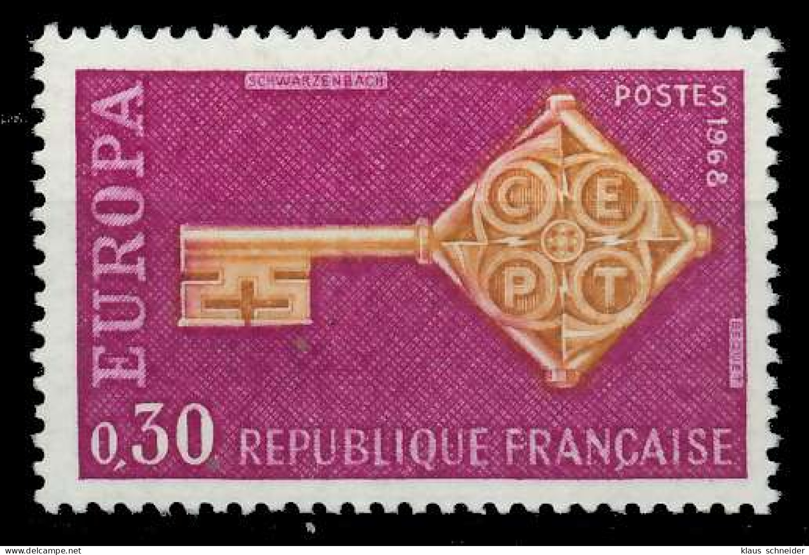 FRANKREICH 1968 Nr 1621 Postfrisch SA52D72 - Neufs
