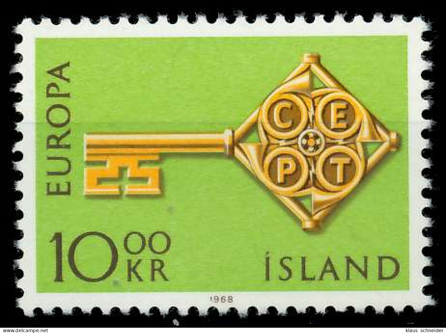 ISLAND 1968 Nr 418 Postfrisch SA52EDA - Unused Stamps