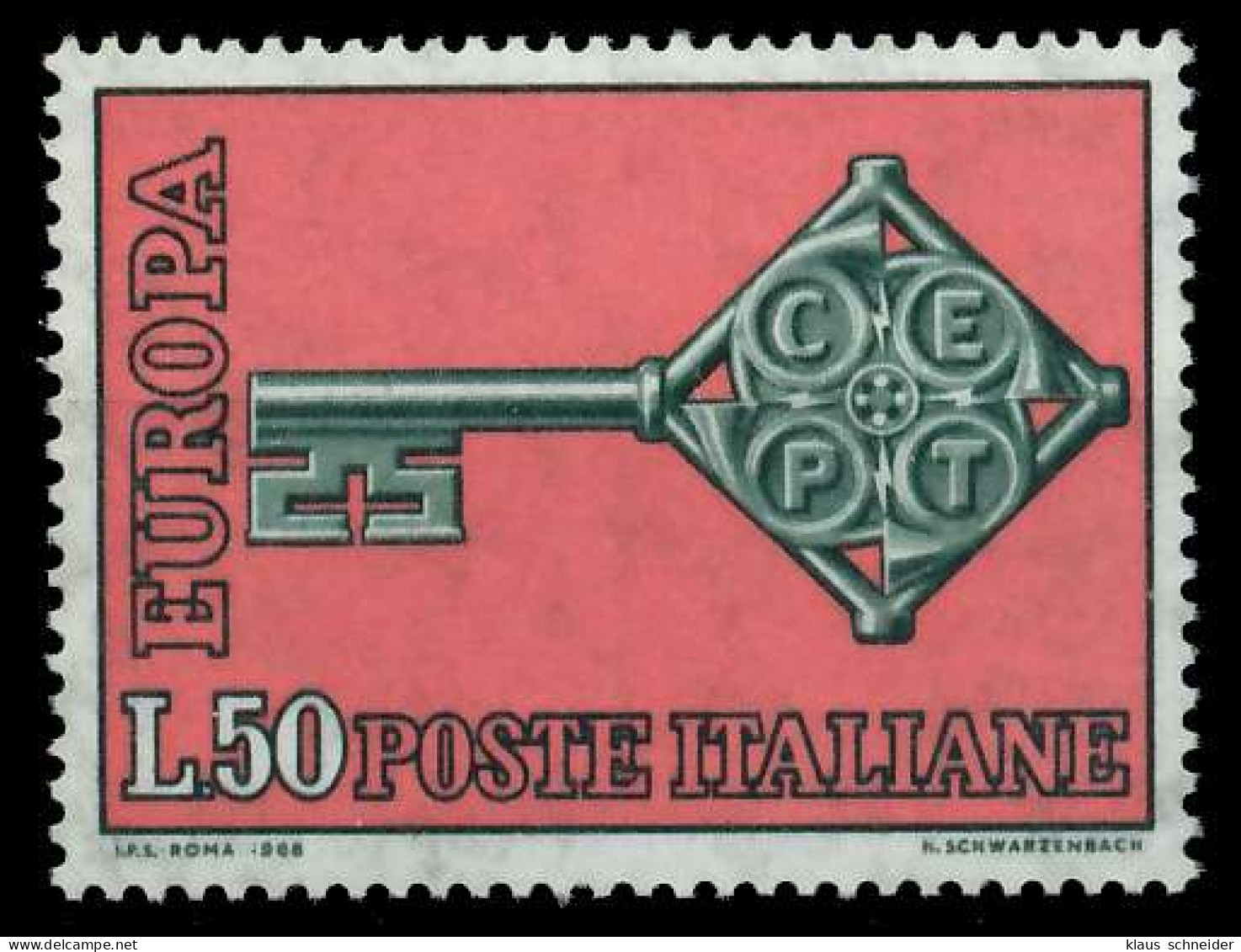 ITALIEN 1968 Nr 1272 Postfrisch SA52EFA - 1961-70: Ungebraucht