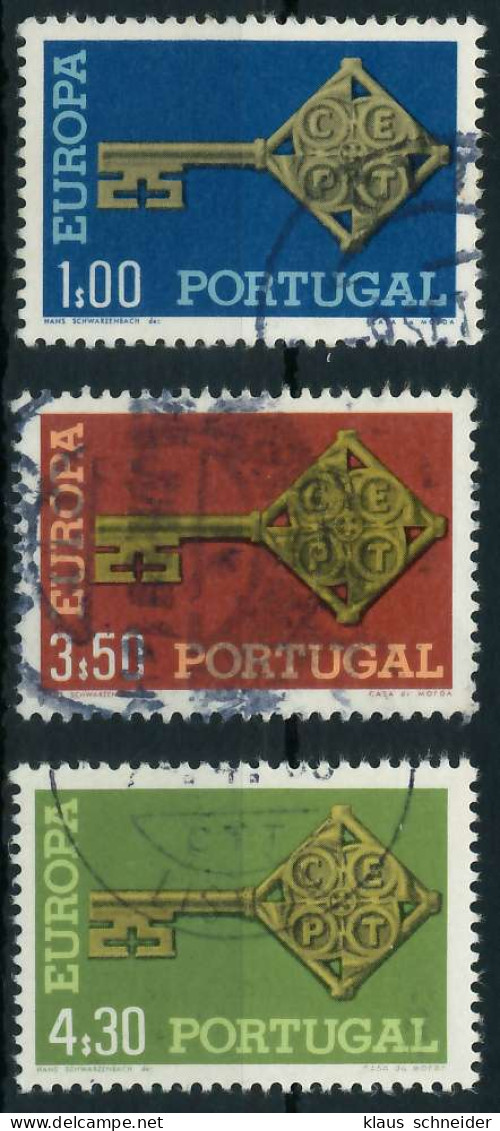 PORTUGAL 1968 Nr 1051-1053 Gestempelt X9D1886 - Oblitérés