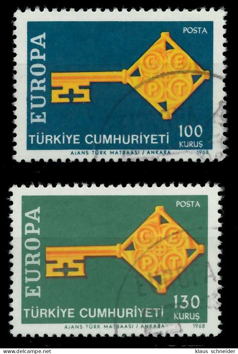 TÜRKEI 1968 Nr 2095-2096 Gestempelt X9D18F2 - Oblitérés