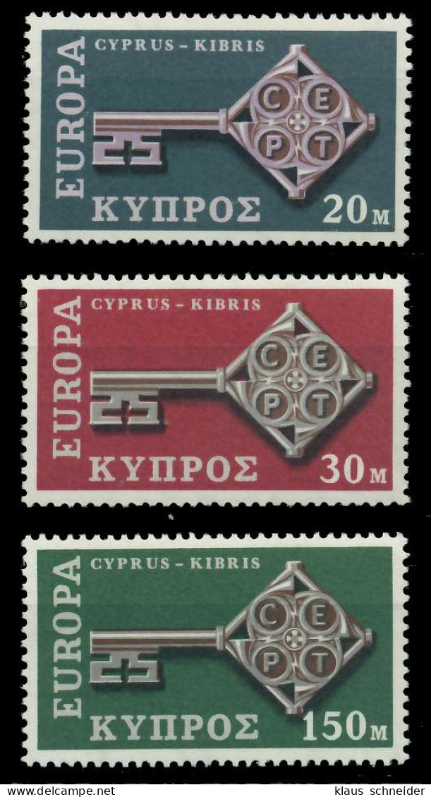 ZYPERN 1968 Nr 307-309 Postfrisch SA52FEA - Nuovi