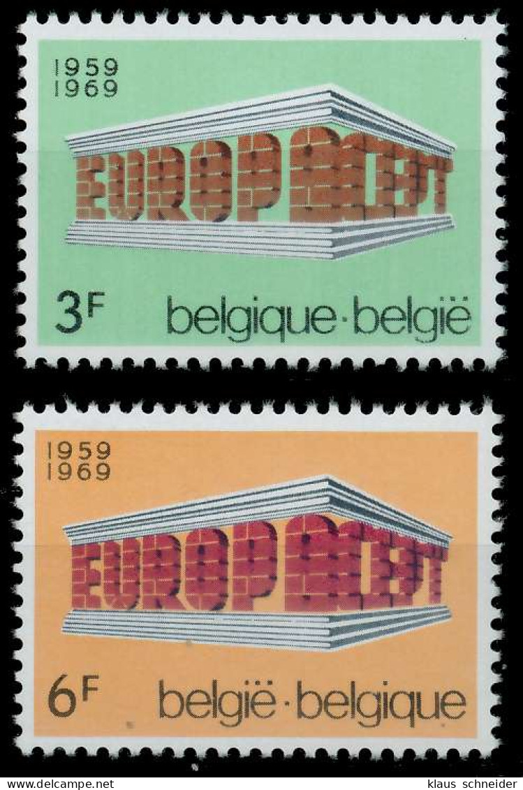 BELGIEN 1969 Nr 1546-1547 Postfrisch SA5E6D2 - Unused Stamps