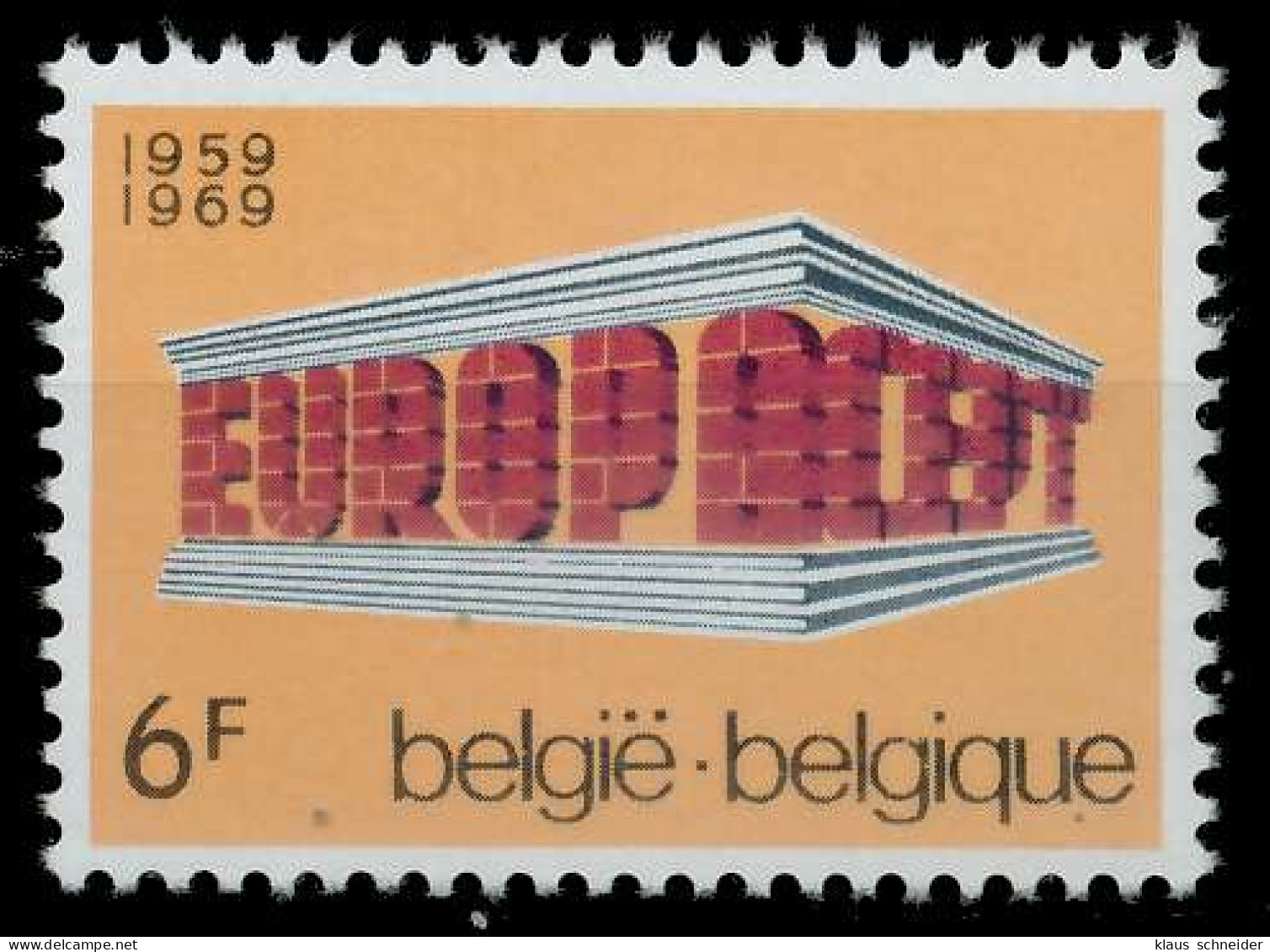 BELGIEN 1969 Nr 1547 Postfrisch SA5E6F2 - Unused Stamps