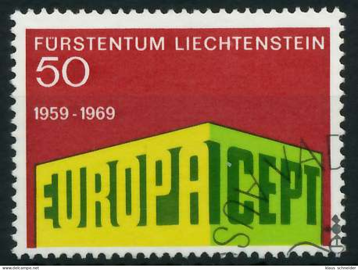LIECHTENSTEIN 1969 Nr 507 Gestempelt X9D1A96 - Used Stamps