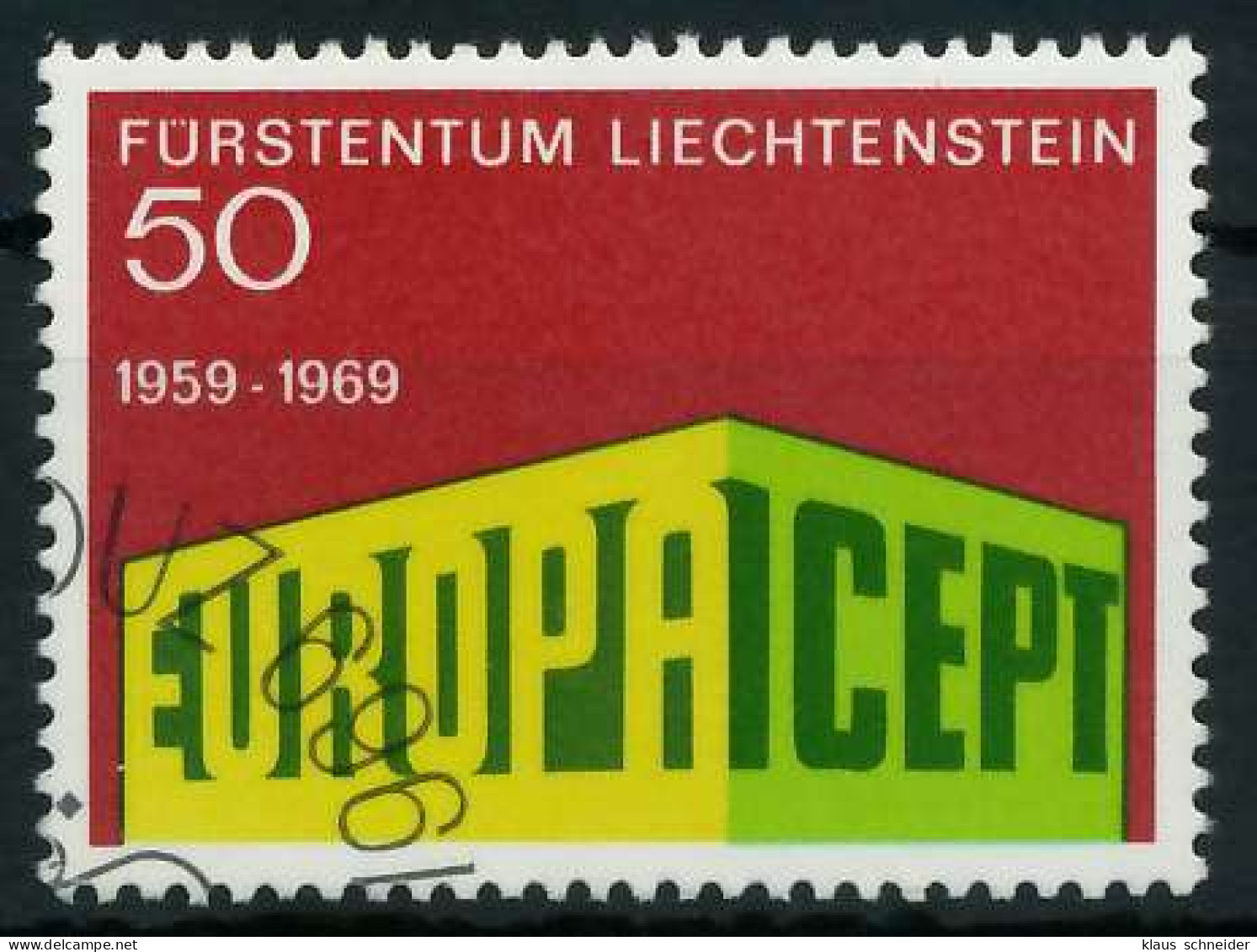 LIECHTENSTEIN 1969 Nr 507 Gestempelt X9D1AA6 - Used Stamps