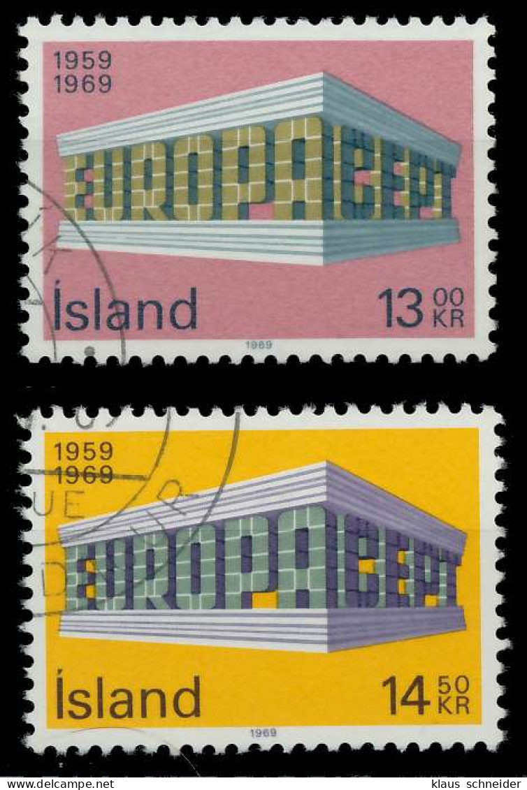 ISLAND 1969 Nr 428-429 Gestempelt X9D1ABA - Oblitérés
