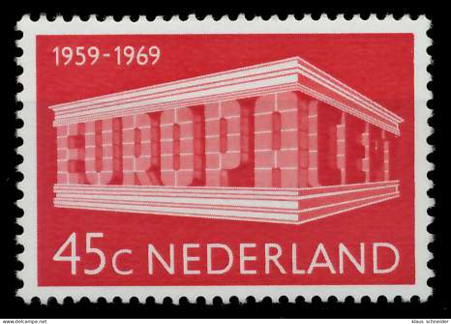 NIEDERLANDE 1969 Nr 921 Postfrisch SA5E95E - Unused Stamps