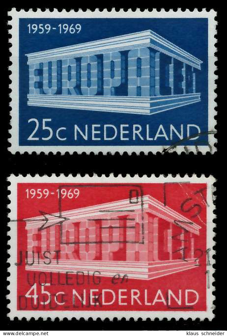 NIEDERLANDE 1969 Nr 920-921 Gestempelt X9D1BD6 - Gebruikt