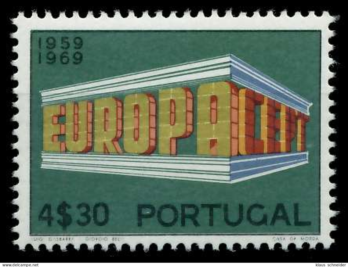 PORTUGAL 1969 Nr 1072 Postfrisch X9D1C42 - Neufs