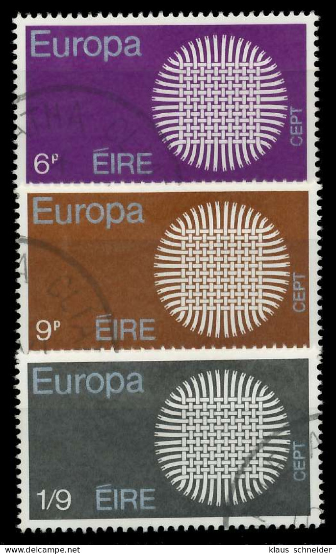 IRLAND 1970 Nr 239-241 Gestempelt XFF48FA - Used Stamps