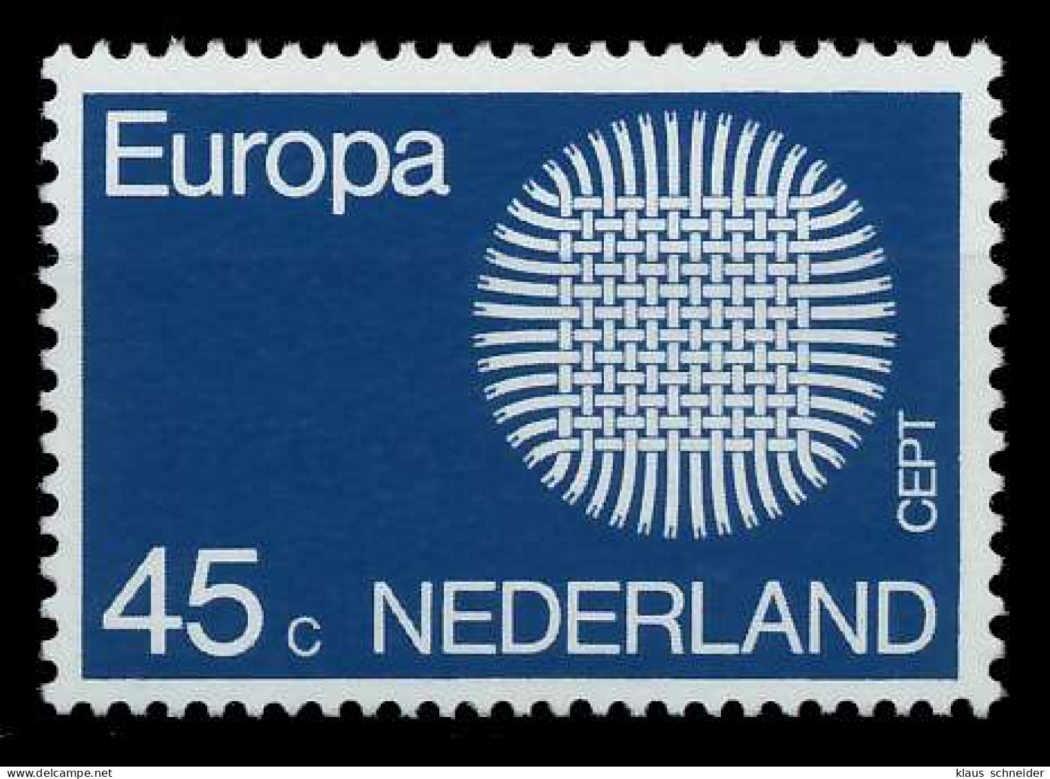 NIEDERLANDE 1970 Nr 943 Postfrisch SA6E9BA - Unused Stamps