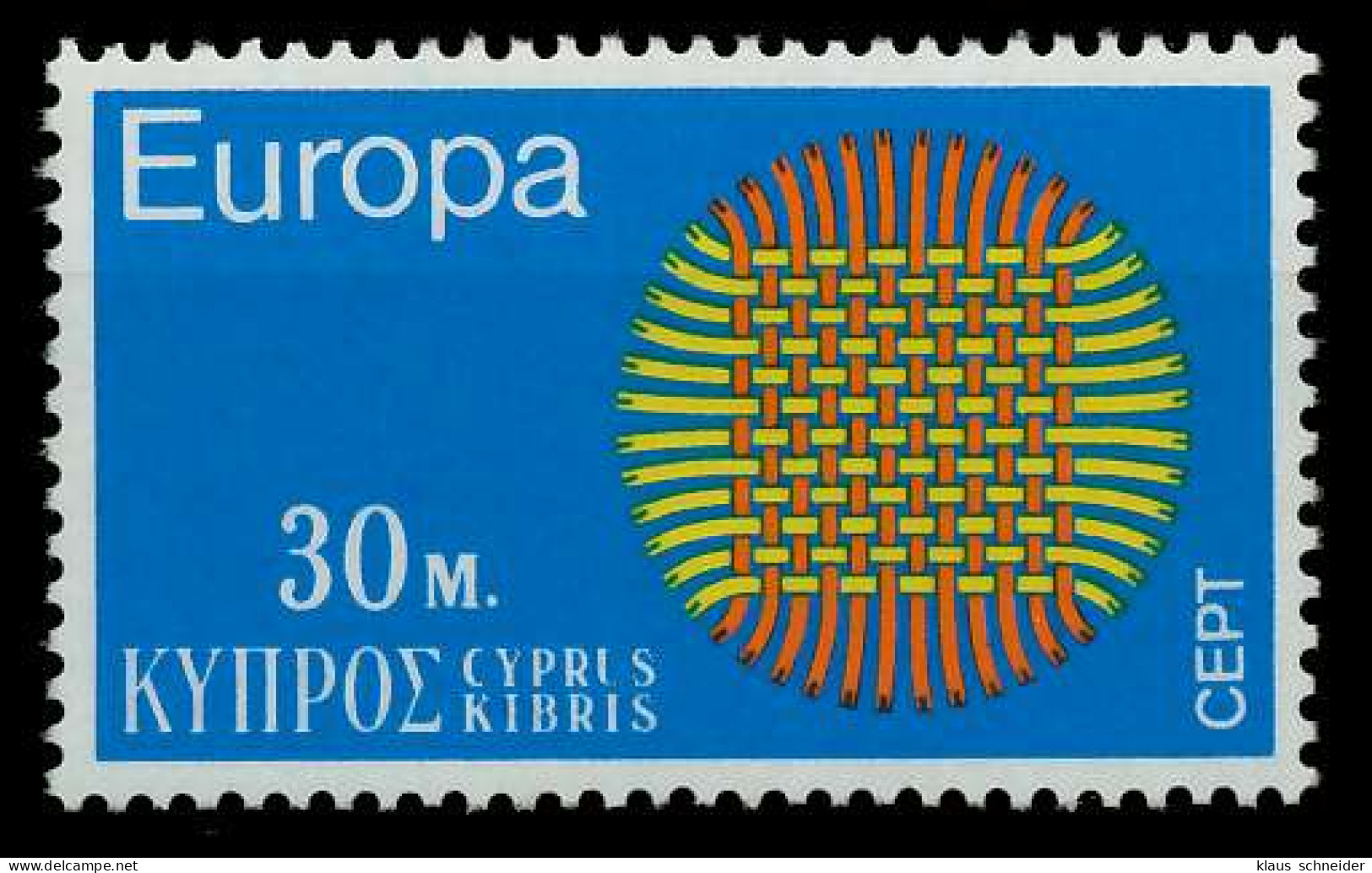 ZYPERN 1970 Nr 333 Postfrisch SA6EAF6 - Neufs