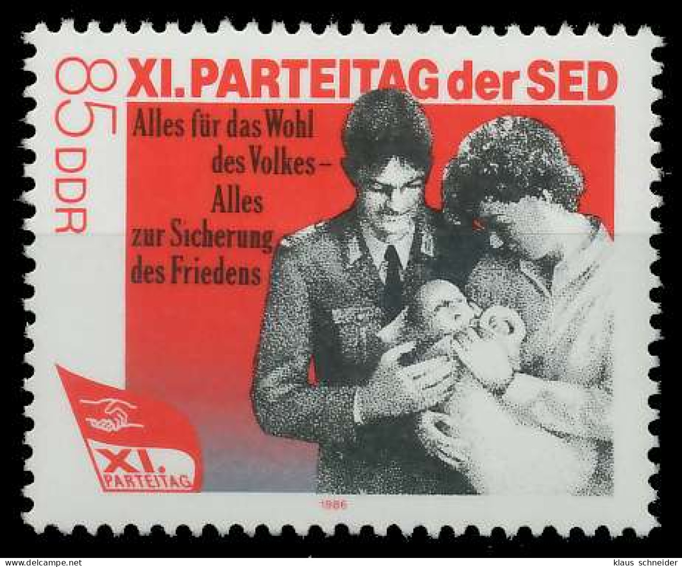 DDR 1986 Nr 3012 Postfrisch SB6239E - Unused Stamps