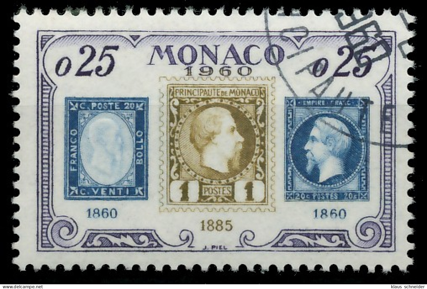 MONACO 1960 Nr 641 Gestempelt X3B375A - Oblitérés