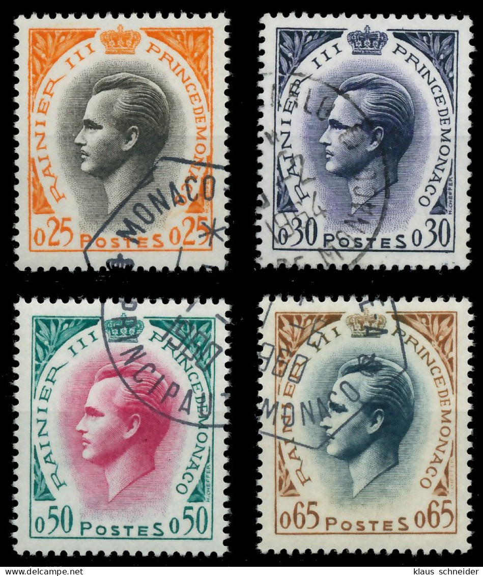 MONACO 1960 Nr 657-660 Gestempelt X3B3942 - Used Stamps