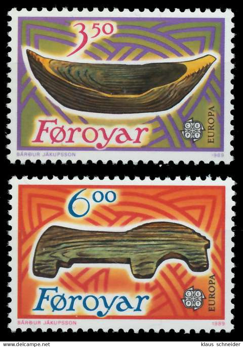 FÄRÖER 1989 Nr 184-185 Postfrisch S1F9846 - Faeroër