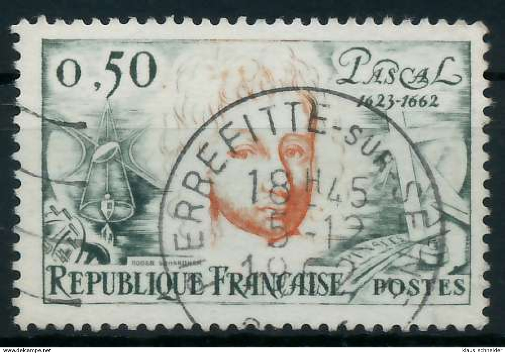 FRANKREICH 1962 Nr 1398 Gestempelt X62D4EA - Oblitérés