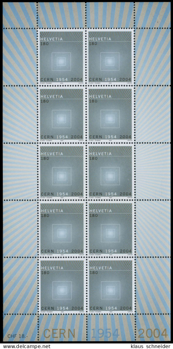 SCHWEIZ BLOCK KLEINBOGEN 2000-2009 Nr 1866 Postfrisch K X642032 - Blocs & Feuillets