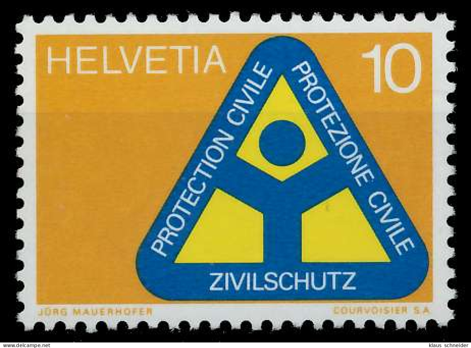 SCHWEIZ 1972 Nr 975 Postfrisch X66F02E - Neufs