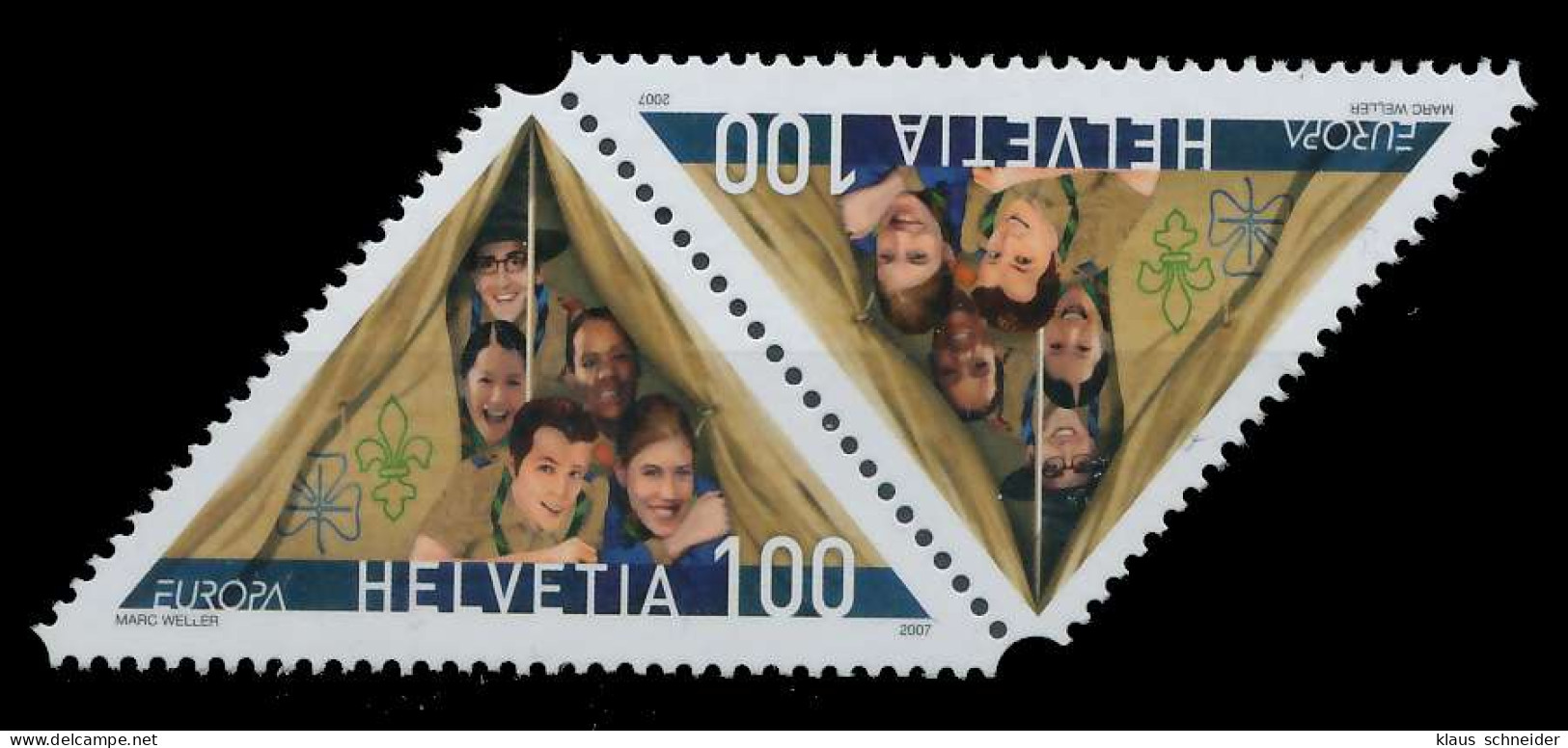 SCHWEIZ 2007 Nr 2011KDb Postfrisch WAAGR PAAR X691706 - Unused Stamps