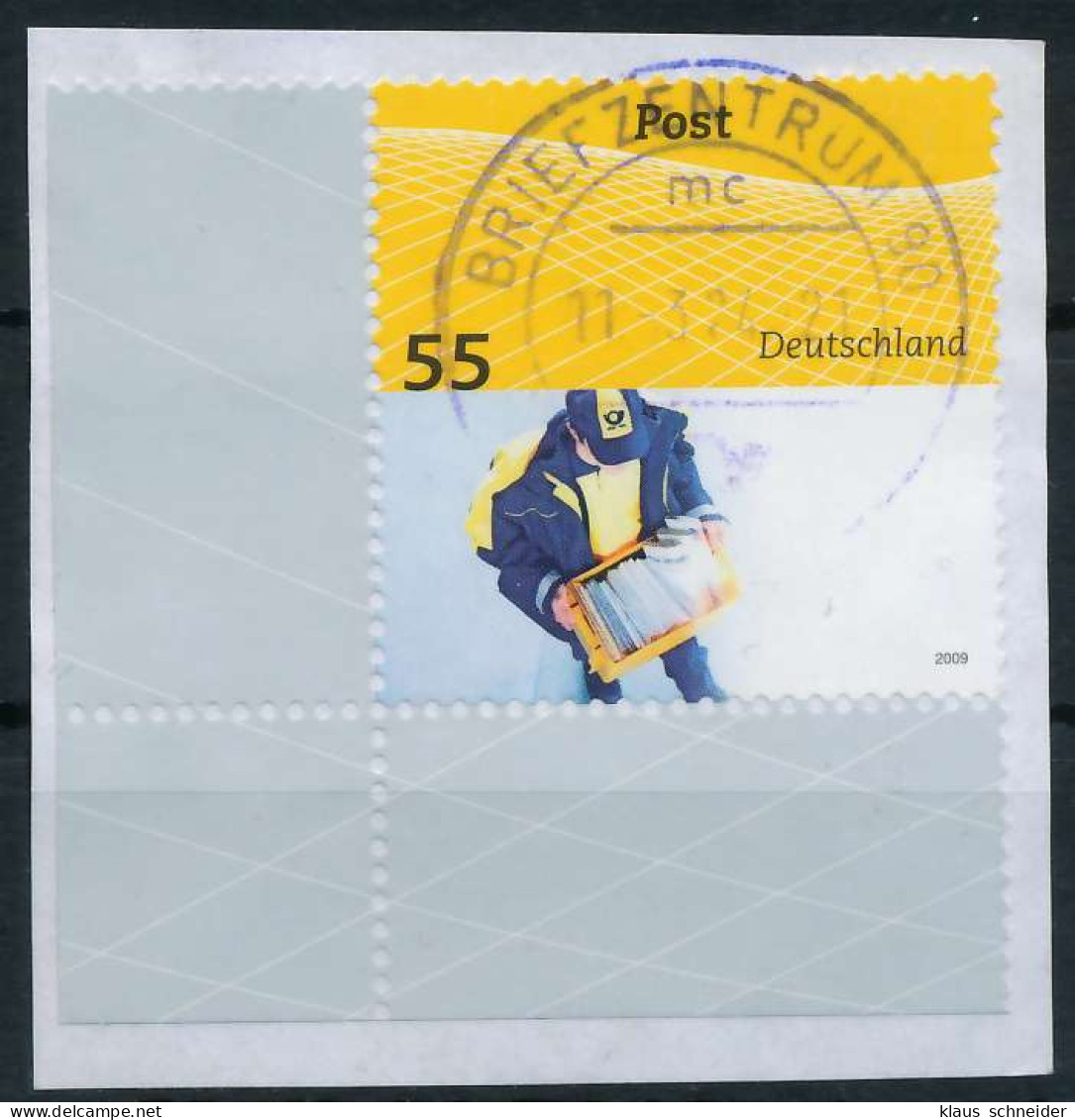 BRD BUND 2009 Nr 2734 Zentrisch Gestempelt ECKE-ULI X742CA2 - Used Stamps