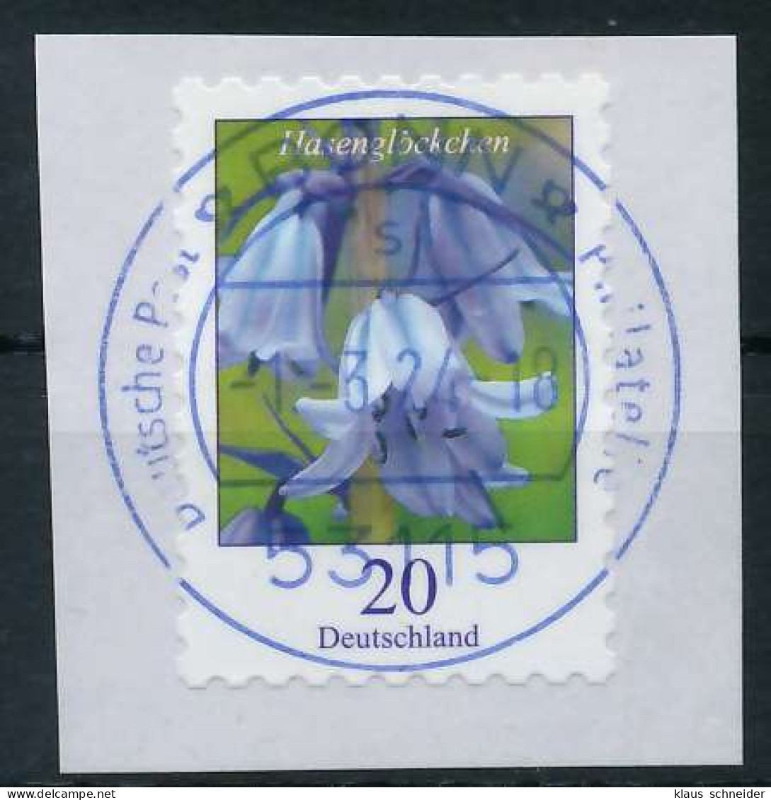 BRD BUND DS BLUMEN Nr 3432 Zentrisch Gestempelt Briefstück X742CAA - Used Stamps