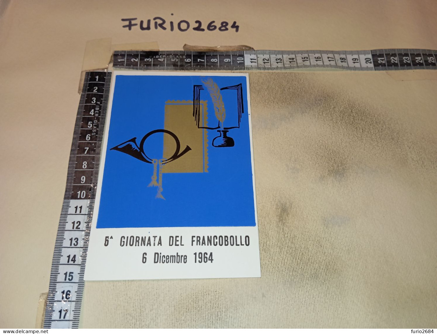 MX00359 FIRENZE 1964 TIMBRO ANNULLO 6° GIORNATA DEL FRANCOBOLLO CIRCOLO FILATELICO FIORENTINO PALAZZO BORSA MERCI - 1946-60: Poststempel