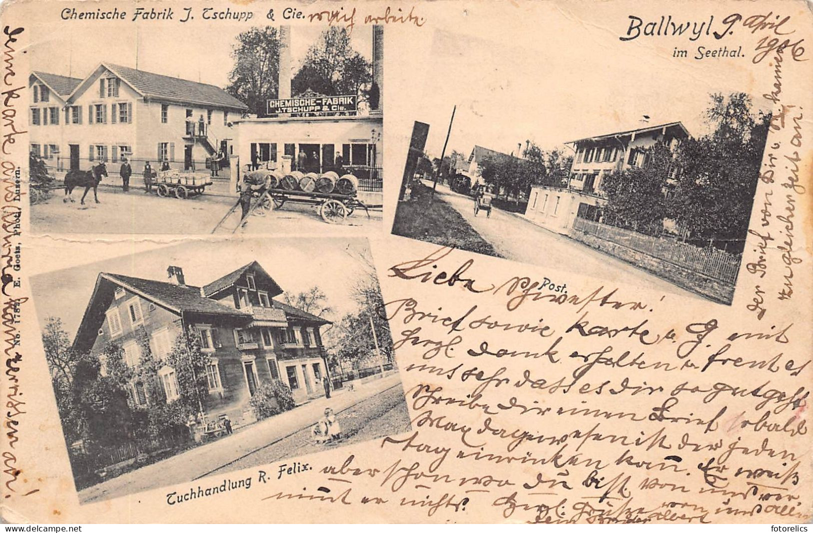 Ballwyl Im Seethal - AK - CPA- 1906 - Hochdorf