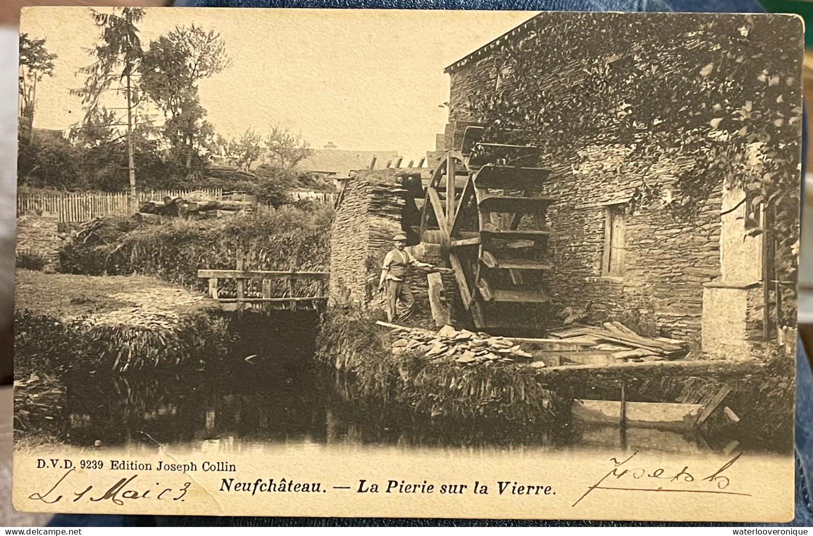 Neufchâteau - Rare Carte Du Moulin De La Piérie Sur La Vierre - 1903 - Neufchateau