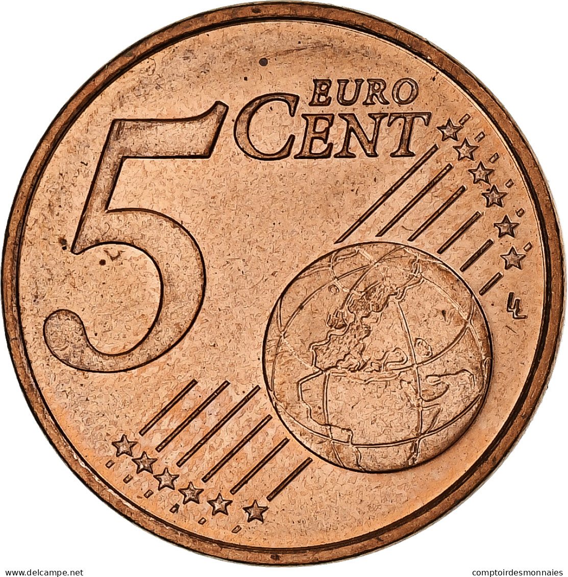 France, 5 Euro Cent, 1999, Paris, SUP+, Cuivre Plaqué Acier, KM:1284 - Frankreich