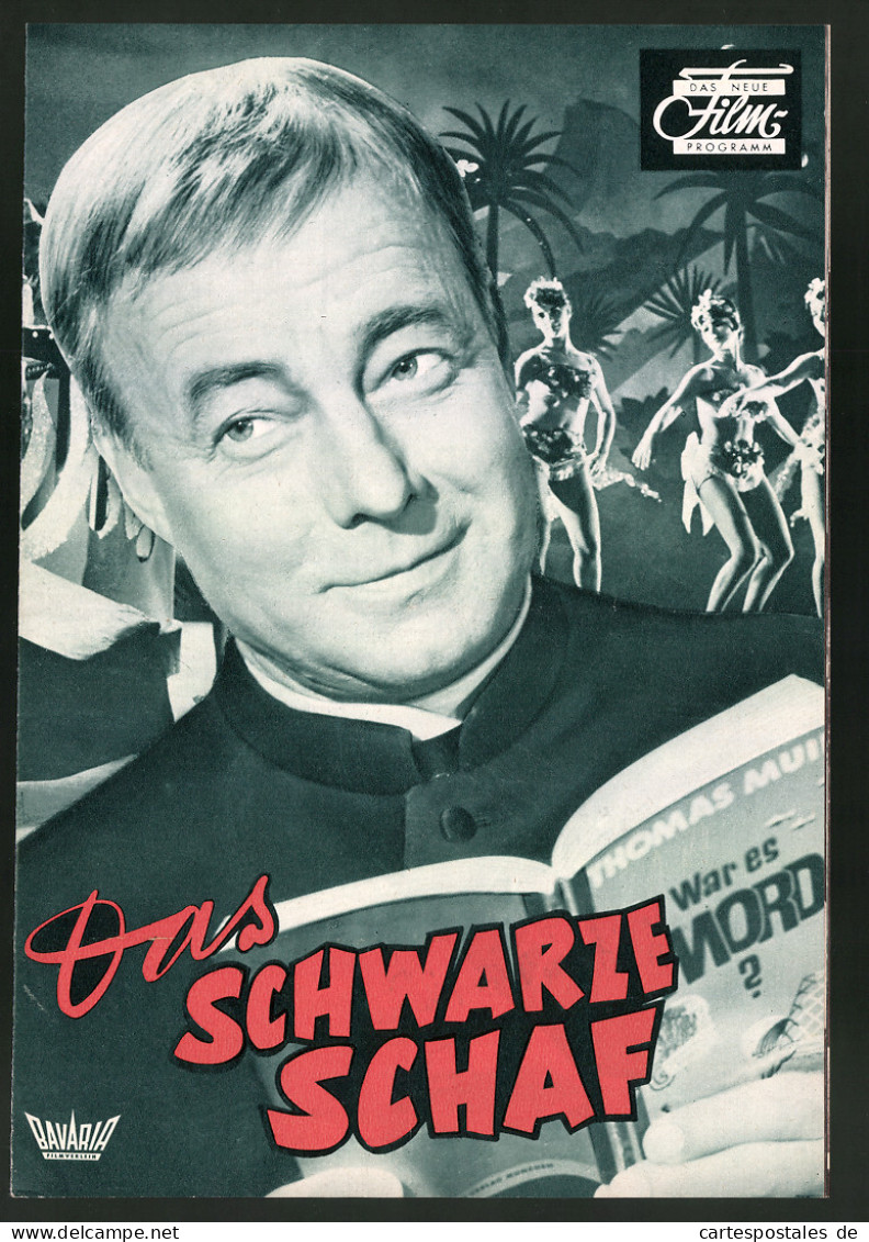 Filmprogramm DNF, Das Schwarze Schaf, Heinz Rühmann, Karl Schönböck, Regie: Helmuth Ashley  - Zeitschriften