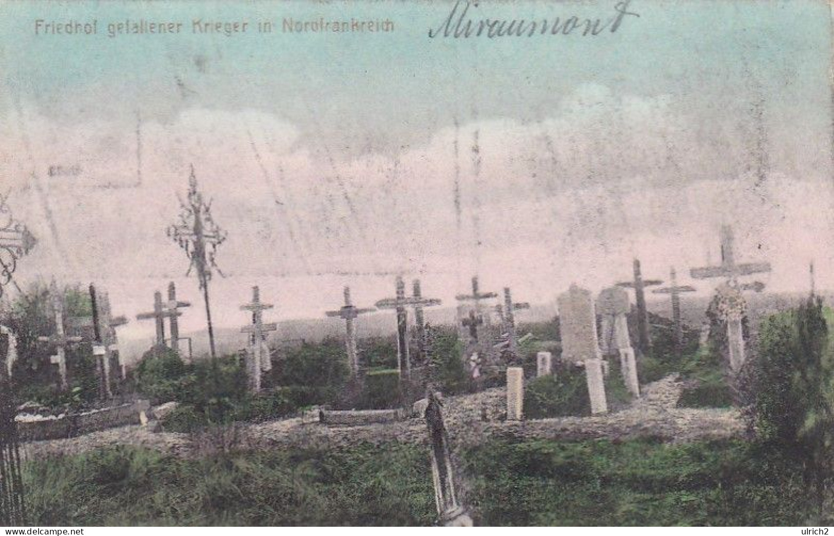 AK Miraumont - Friedhof Gefallener Krieger In Nordfrankreich - 1. WK (69597) - Albert