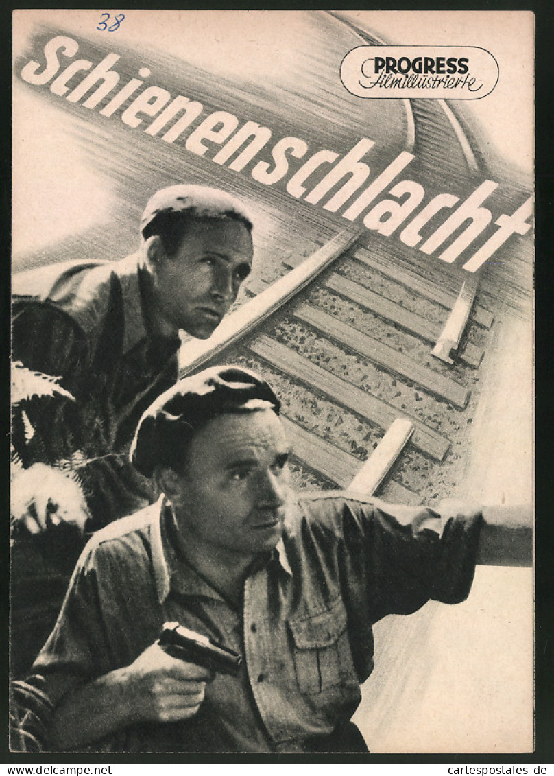 Filmprogramm PFI Nr. 98 /56, Schienenschlacht, Barnault, Daurand, Clarieux, Regie: Brachet U. Becüe  - Riviste