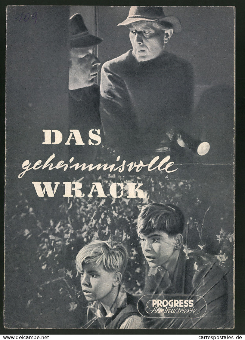 Filmprogramm PFI Nr. 27 /54, Das Geheimnisvolle Wrack, Kurt Ulrich, Wilfried Ortmann, Regie: Herbert Ballmann  - Riviste
