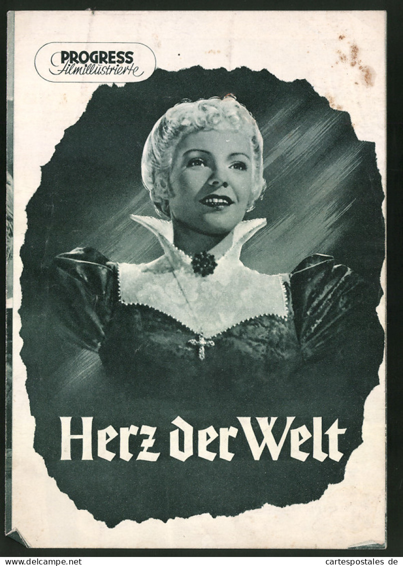 Filmprogramm PFI Nr. 37 /54, Herz Der Welt, Hilde Krahl, Dieter Borsche, Regie: Harald Braun  - Zeitschriften