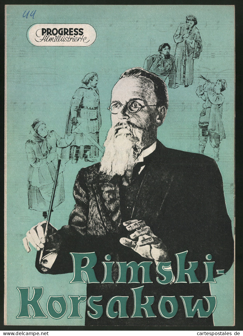 Filmprogramm PFI Nr. 5 /56, Rimski-Korsakow, G. Below, N. Tscherkassow, Regie: Grigori Roschal  - Magazines
