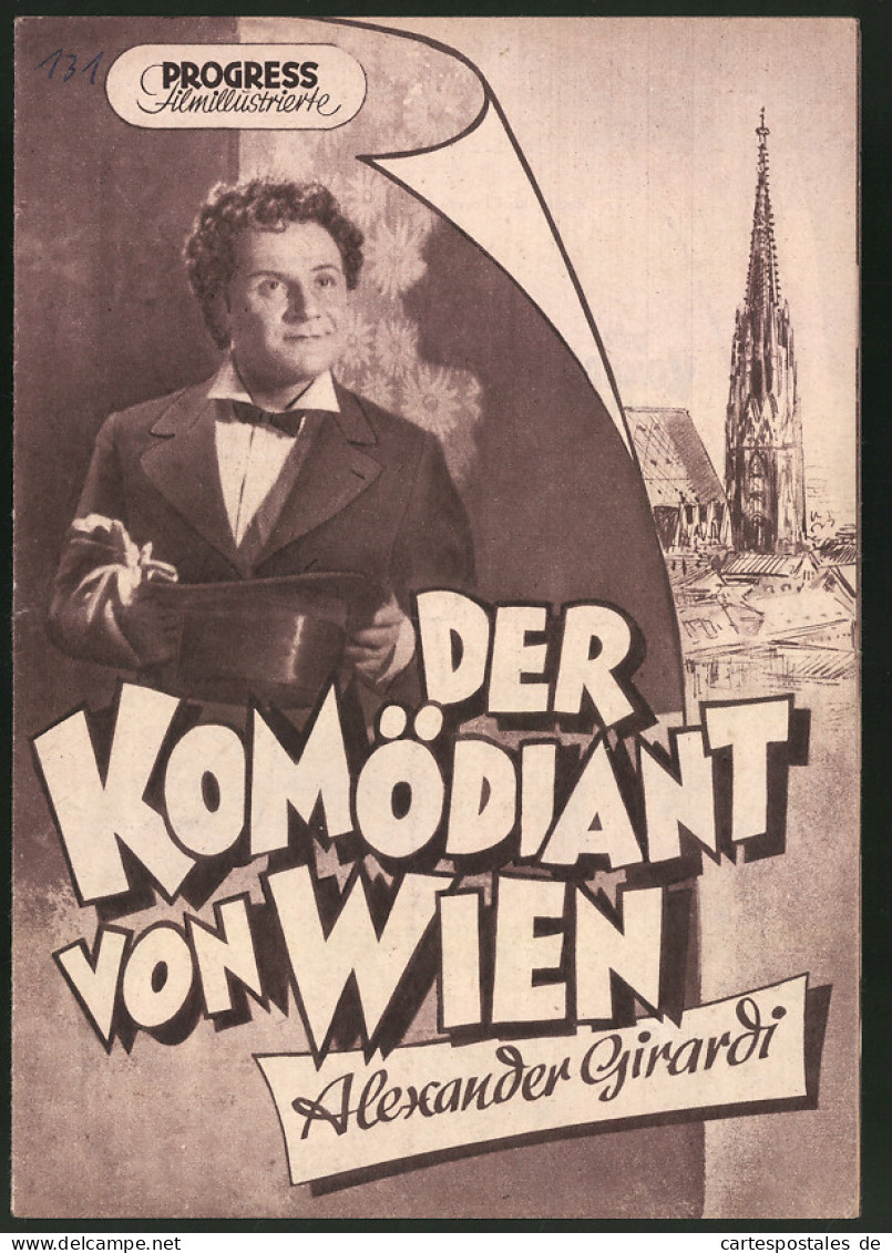 Filmprogramm PFI Nr. 89 /54, Der Komödiant Von Wien - Alexander Girardi, Karl Paryla, Christl Mardayn, Regie: Karl Pa  - Riviste