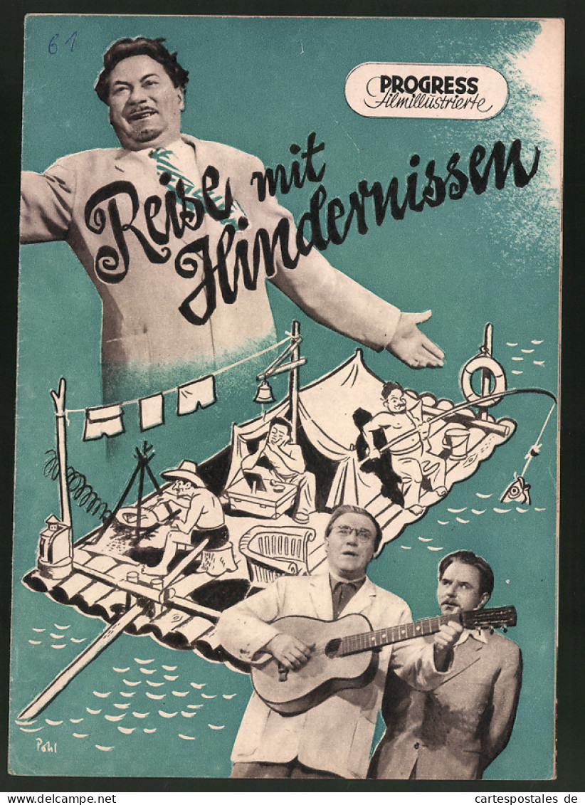 Filmprogramm PFI Nr. 67 /54, Reise Mit Hindernissen, W. Merkurjew, B. Tschirkow, Regie: Michail Kalatosow  - Zeitschriften