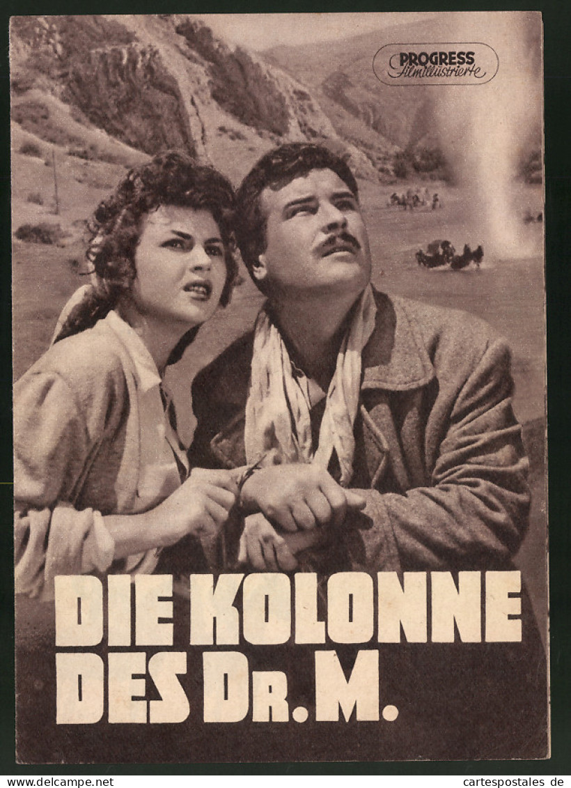 Filmprogramm PFI Nr. 58 /56, Die Kolonne Des Dr. M., Nadja Poderegin, Severin Bijelic, Regie: Zivorad Mitrovic  - Magazines