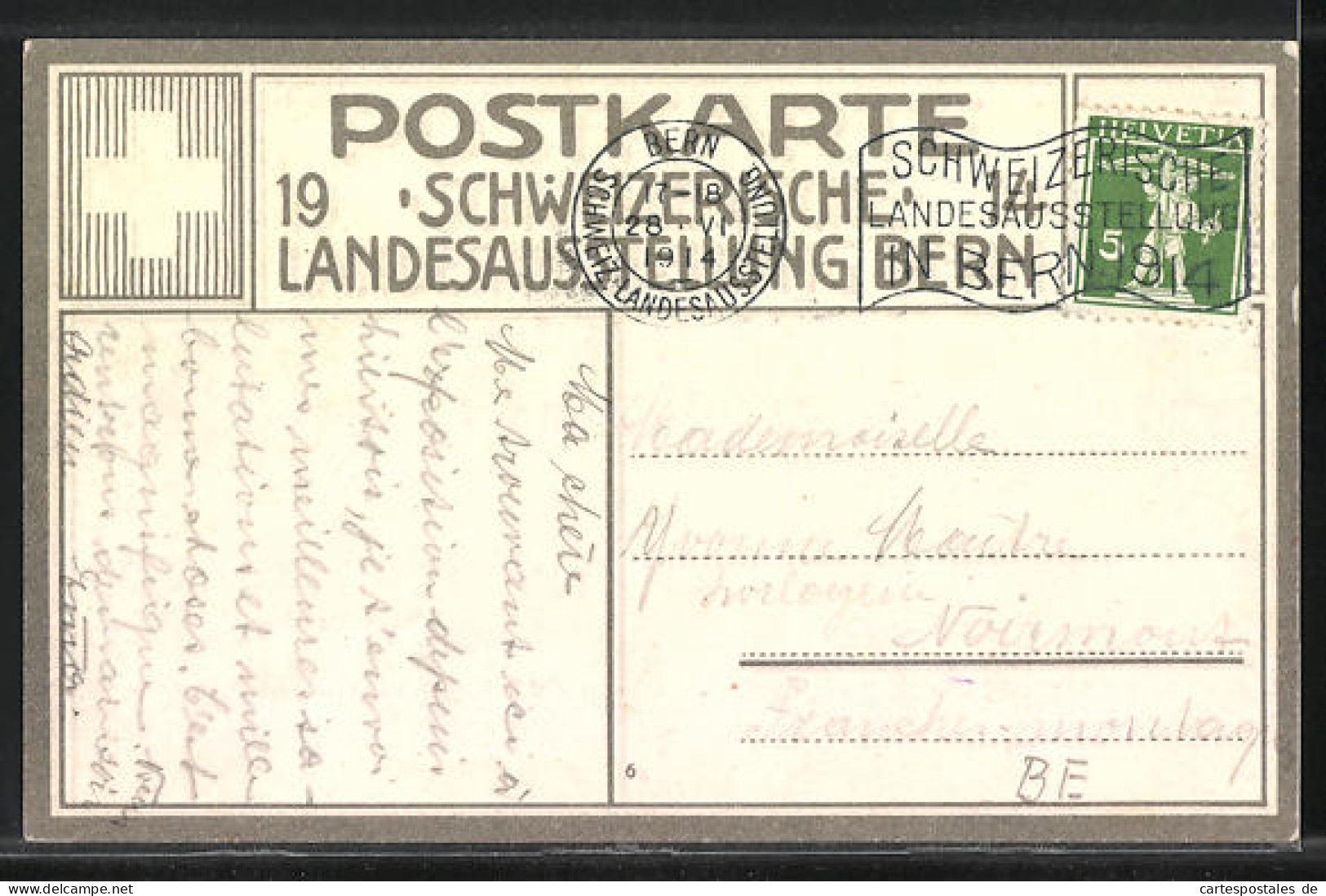 AK Bern, Schweizerische Landesausstellung 1914, Gesamtansicht Vom Messegelände  - Expositions