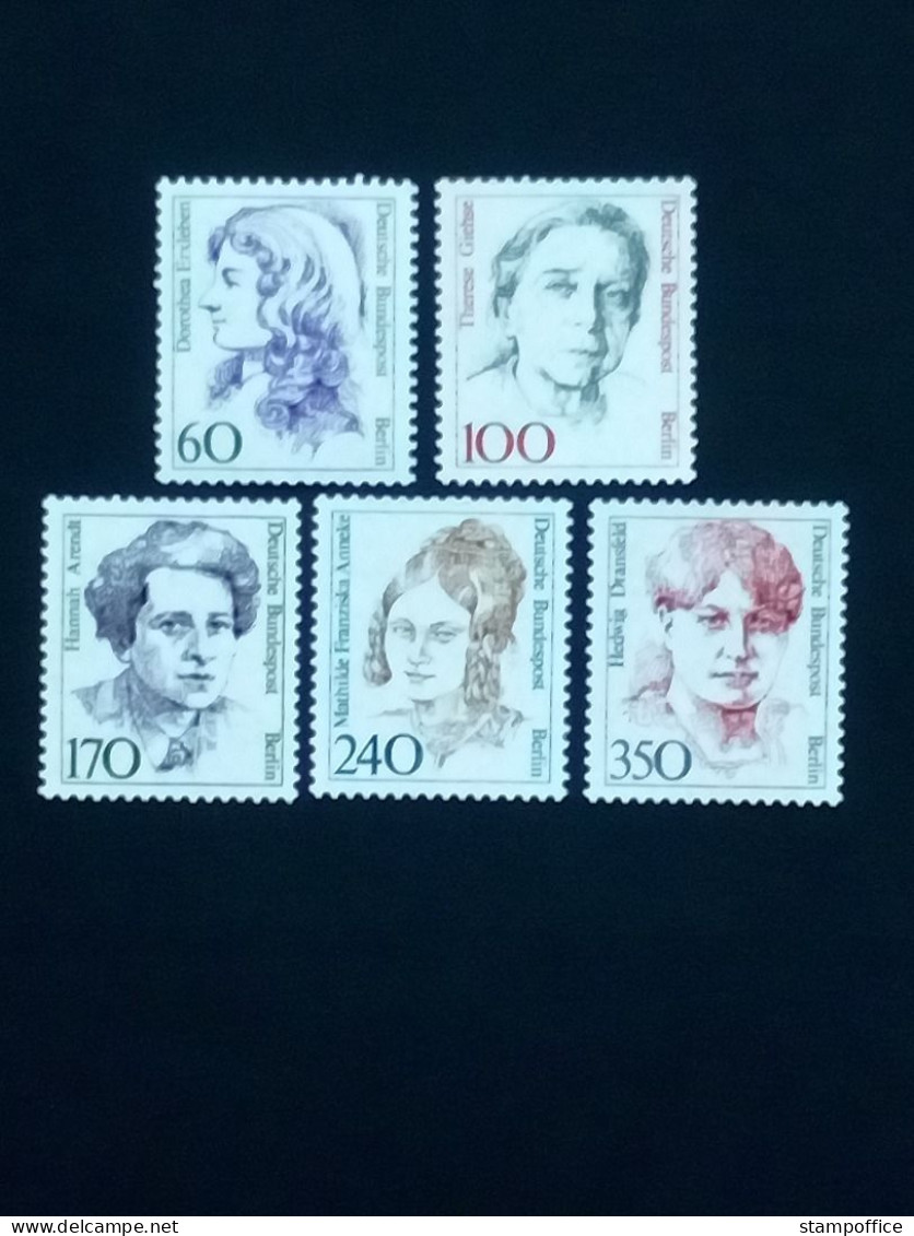 BERLIN MI-NR. 824-828 POSTFRISCH(MINT) BERÜHMTE FRAUEN 1988 HANNAH ARENDT - Unused Stamps